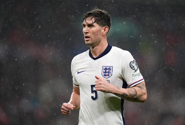 John Stones in action for England