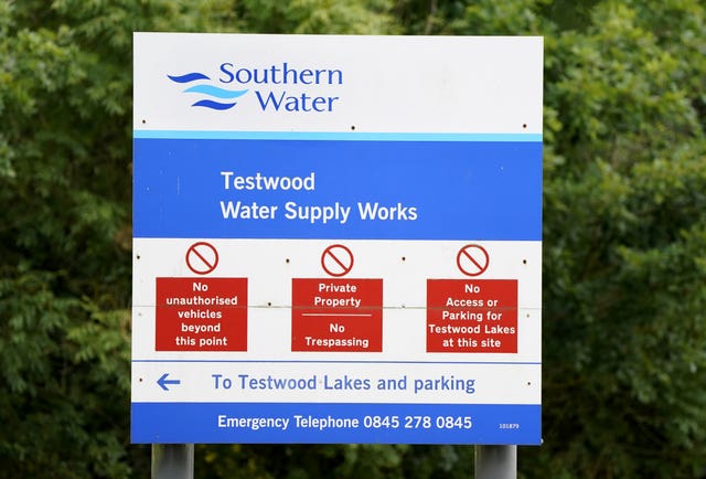 Southern Water signage