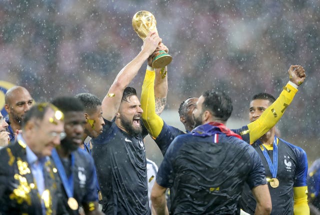 Olivier Giroud won the World Cup with France last summer
