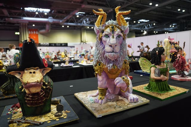 A display at the Cake International show