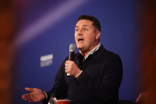 Health and Social Care Secretary Wes Streeting (James Manning/PA)