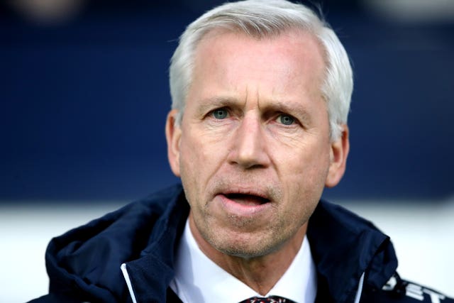 West Brom boss Alan Pardew said four players had missed their curfew