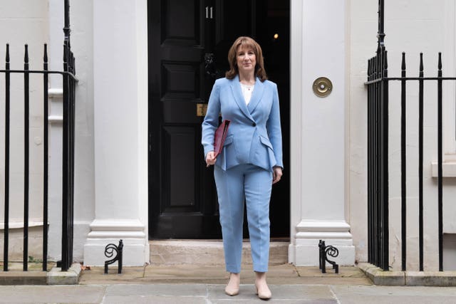 Chancellor Rachel Reeves leaves 11 Downing Street, London, for the House of Commons to deliver her spring statement to MPs