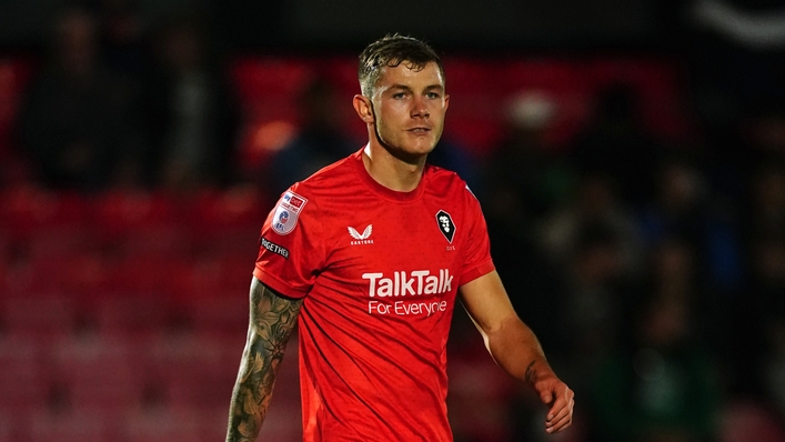 Callum Hendry was among the Salford scorers (Martin Rickett/PA)