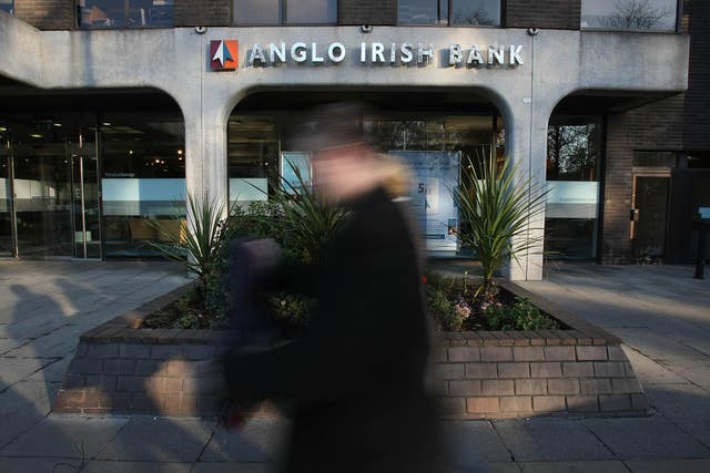 The Anglo-Irish bank HQ on St Stephen’s Green in Dublin (PA)