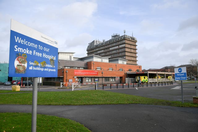 Gloucestershire Royal Hospital (Ben Birchall/PA)