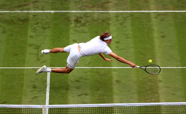 Alexander Zverev was down and out in the first round