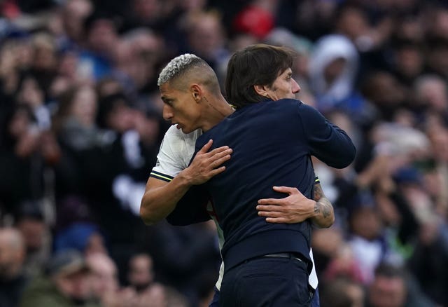 Conte praised Richarlison after a controversial week 