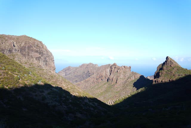 A general view of the mountains near Masca, Tenerife