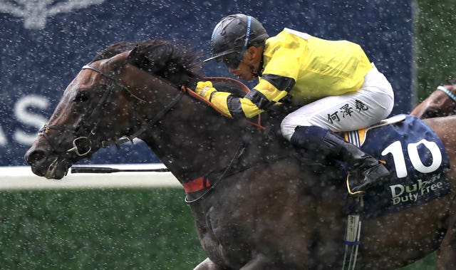 Vincent Ho in action at the 2019 Shergar Cup 