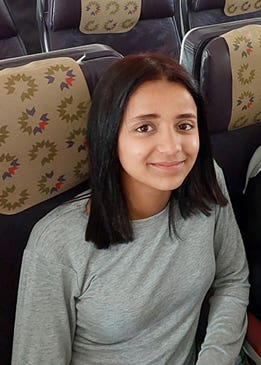 Fourteen-year-old Douae, one of two teenage girls from Morocco who have been reported missing to police in London