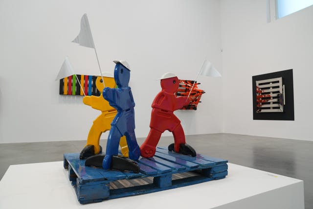 Painted men artworks