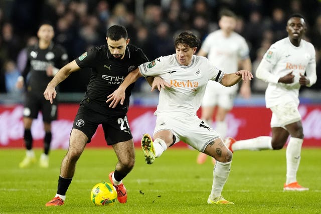 Swansea City v Manchester City – Carabao Cup – Fourth Round – Swansea.com Stadium