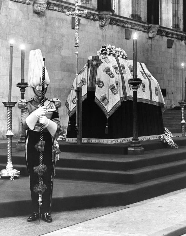 Queen Mary's lying in state