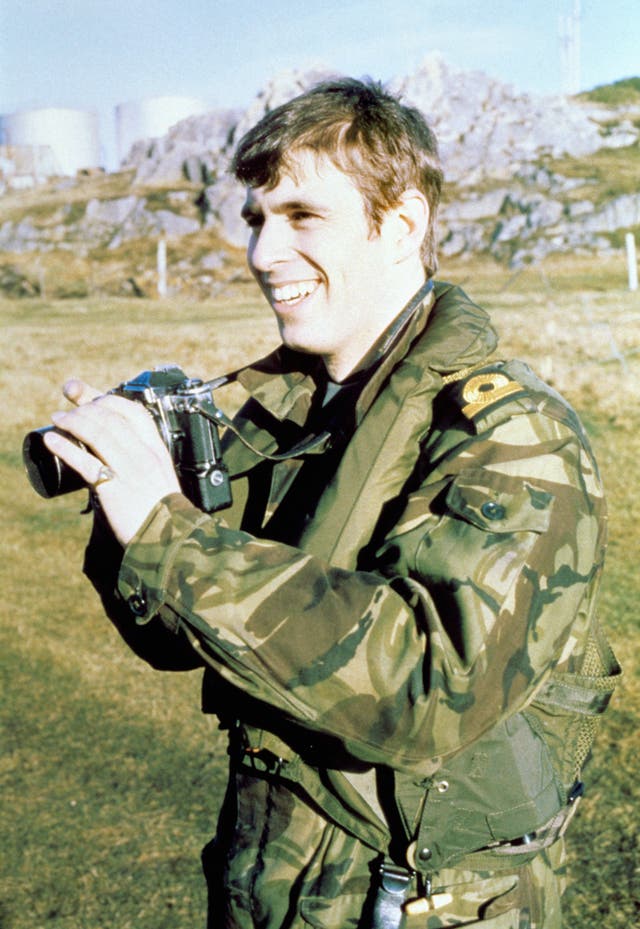 Andrew in the Falklands with a camera