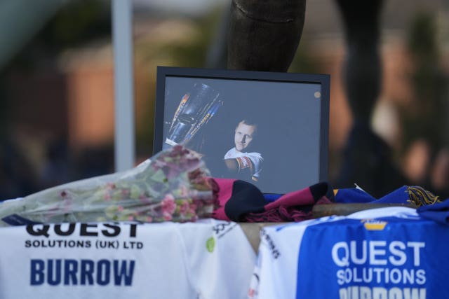 Flowers and shirts have been left at Headingley