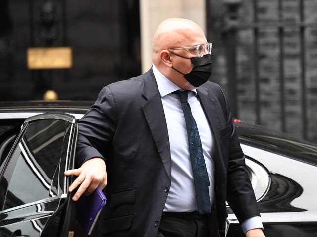 Vaccine minister Nadhim Zahawi 