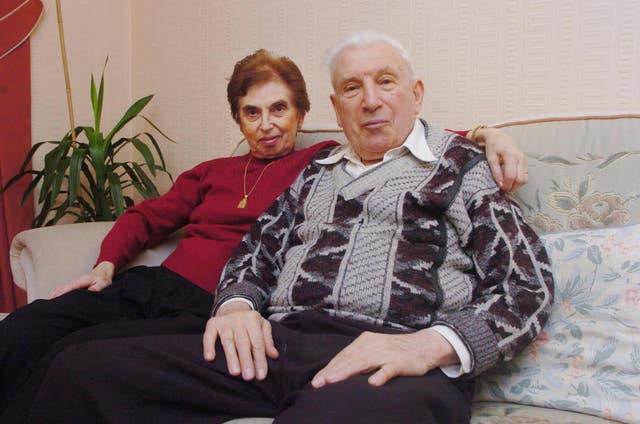 Charles and Renee Salt at their home in Hendon, north-west London 