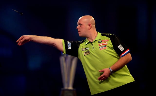 Holder Michael Van Gerwen came up short in the 2020 PDC World Championship