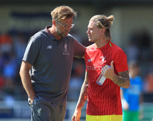 Klopp continues to support goalkeeper Loris Karius.