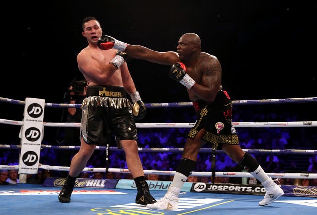 Whyte, right, has beaten dangerous fighters, including Joseph Paker, left, in recent years (Nick Potts/PA)
