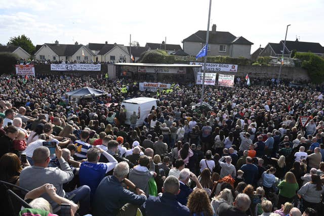 A community event in support of the Garvaghy Road residents 