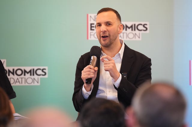 Green Party leader Zack Polanski delivering a speech