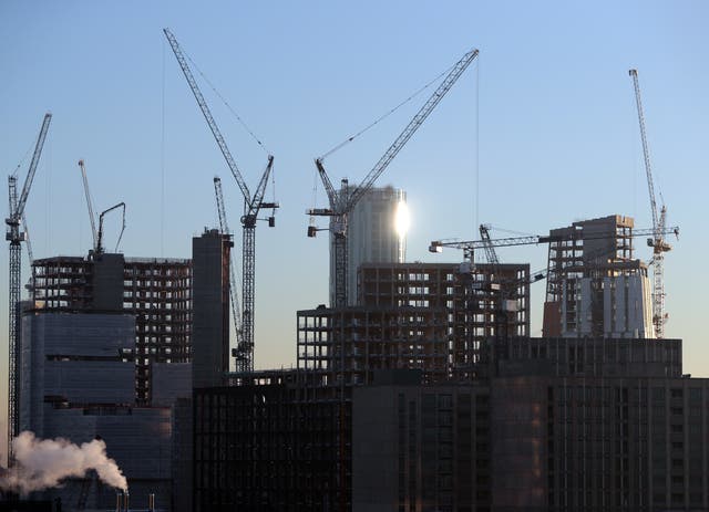 A building site in Nine Elms