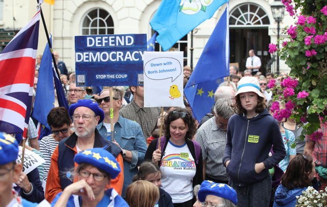 Brexit protest