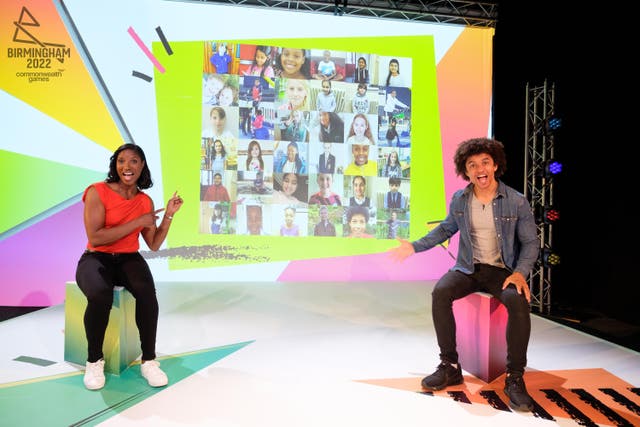 Olympic and Commonwealth gold medallist Denise Lewis OBE and TV presenter Radzi Chinyanganya launch the competition after hosting the world's first Virtual Mascot Summit 