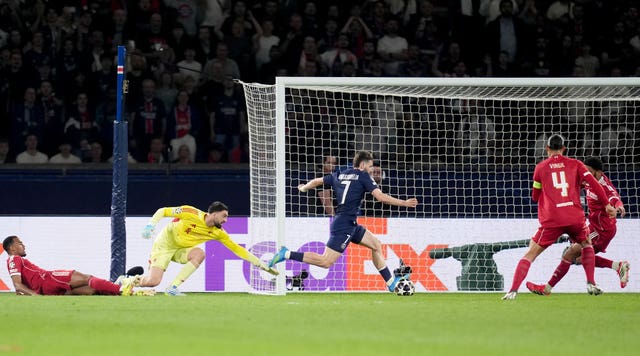 Liverpool concede in Paris