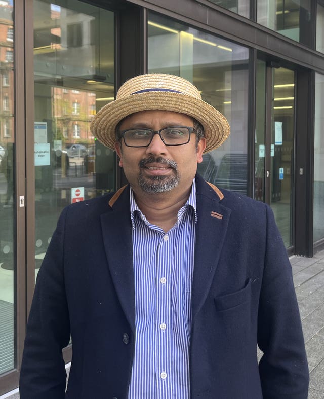 Rasike Attanayake outside London’s Westminster Magistrates’ Court 