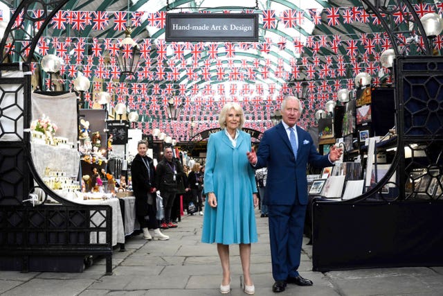 Royal visit to Covent Garden