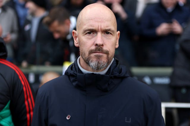 Ten Hag has come under pressure after a tough start to the season 