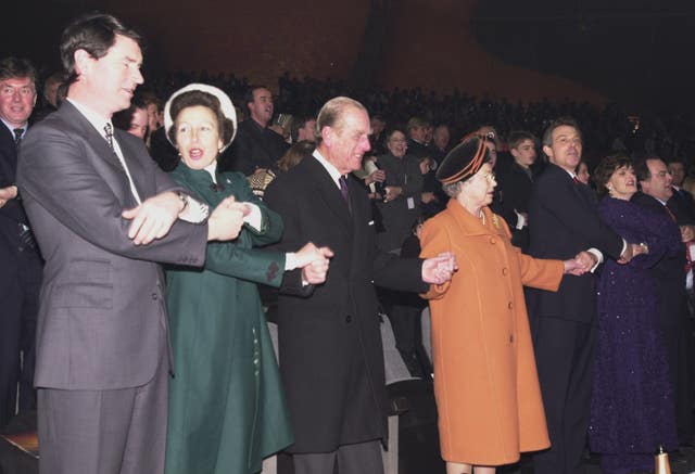 Queen Elizabeth II and Prince Philip – Millennium Dome – London