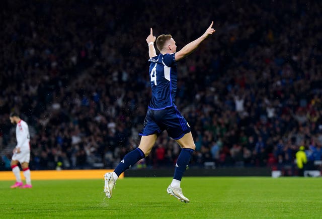 Scott McTominay scored seven goals for Scotland in their Euro 2024 qualifiers 