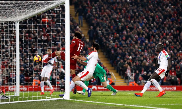 Mohamed Salah scored Liverpool's third goal