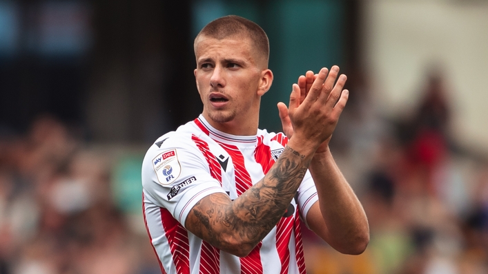 Stoke Citys’s Harry Clarke after the Sky Bet Championship match at the The Den, London. Picture date: Saturday July 30, 2022.