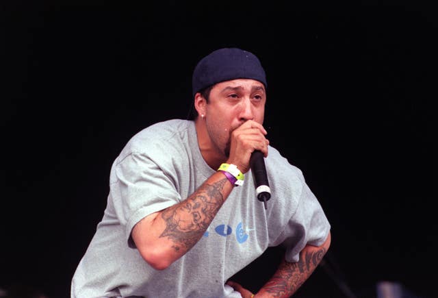 Cypress Hill performing at Glastonbury in 2000