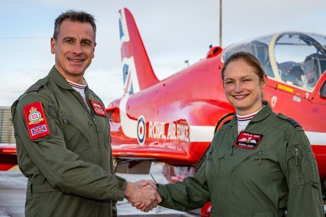 New Officer Commanding of the Red Arrows