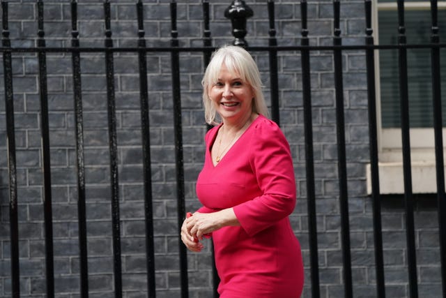 Nadine Dorries arrives at Downing Street