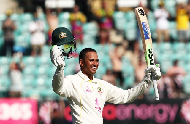 Khawaja joined an illustrious list of batters to hit two Ashes centuries in a match