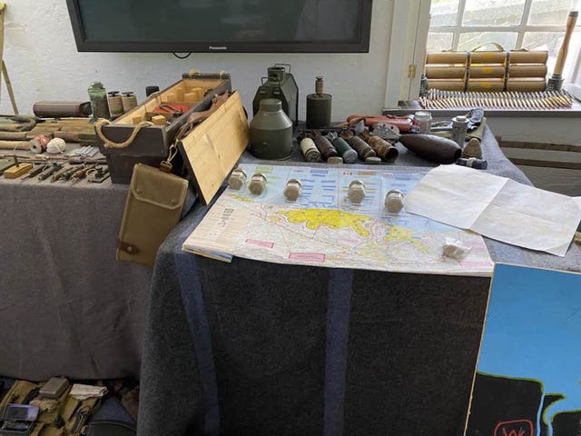 Props used by the 3rd Parachute Brigade & Home Front (British 6th Airborne) re-enactment group