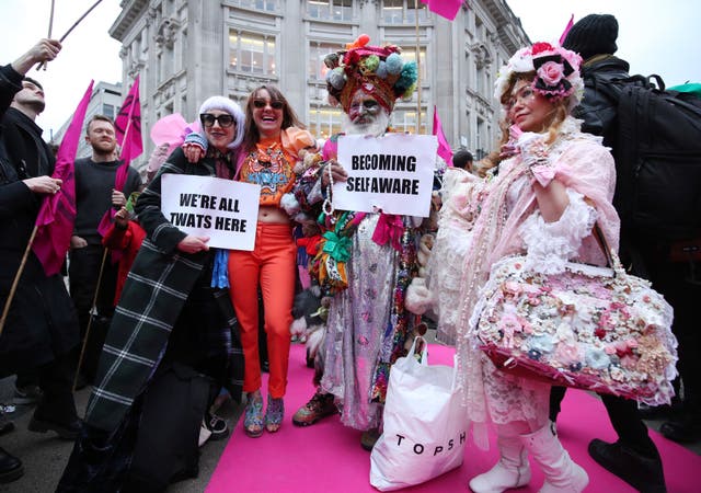 Extinction Rebellion’s Fashion catwalk