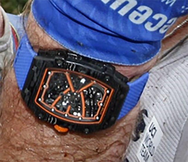 One of the watches stolen by armed intruders 