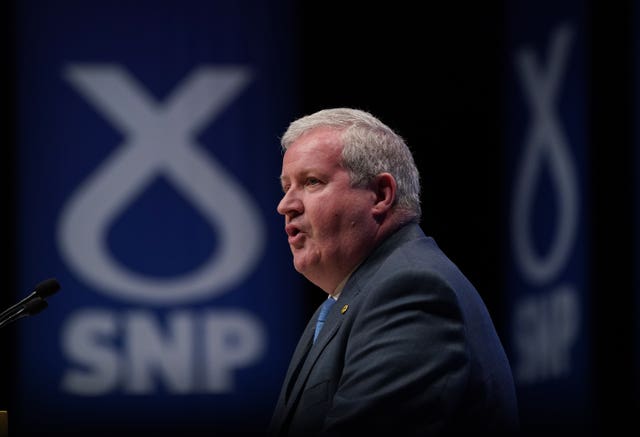 SNP former Westminster leader Ian Blackford (Andrew Milligan/PA)