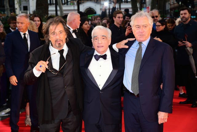 Al Pacino, Martin Scorsese and Robert De Niro