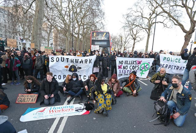 Sisters Uncut protest