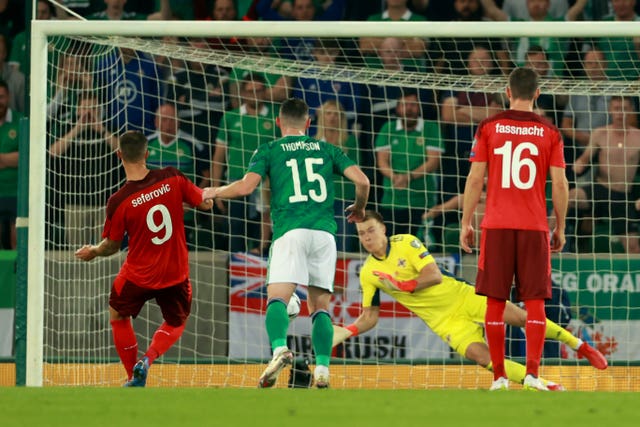 Northern Ireland v Switzerland – FIFA World Cup 2022 – European Qualifying – Group C – Windsor Park