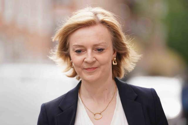 Foreign Secretary Liz Truss said she is still considering whether to lift the suspension on Oxfam receiving UK aid funding